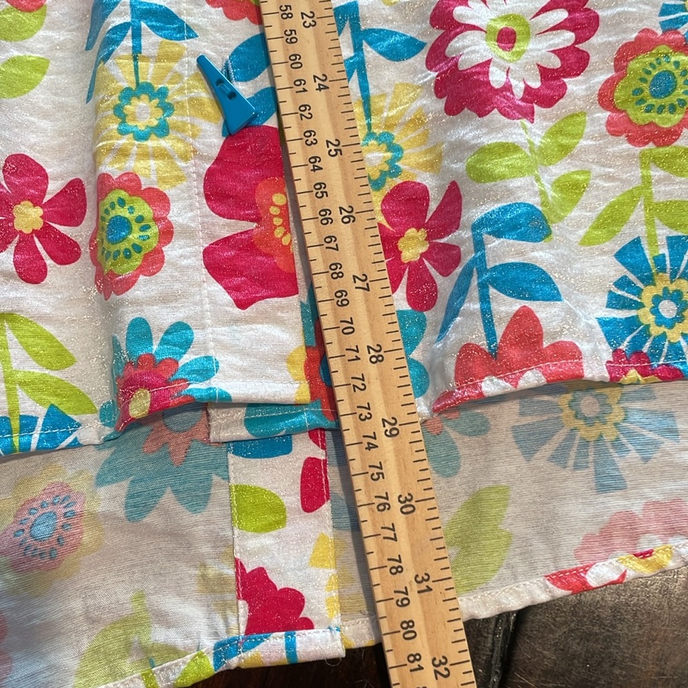 MULTIPLES Floral Button-Up Blouse Size 2X, NW - Picture 14 of 15